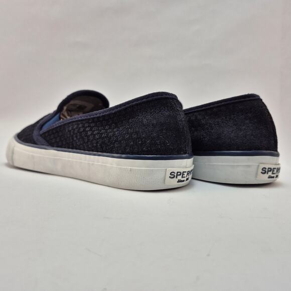 SPERRY "Seaside Emboss" Blue Slip-on Shoes Womens Size 6.5 - Picture 11 of 12